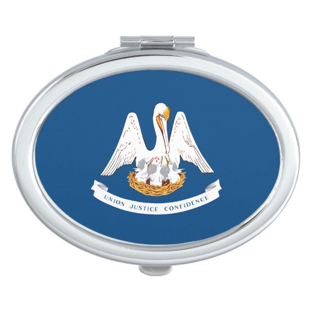 Louisiana State Flag Design Vanity Mirror (Front)
