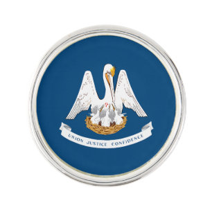 Louisiana State Flag Lapel Pin
