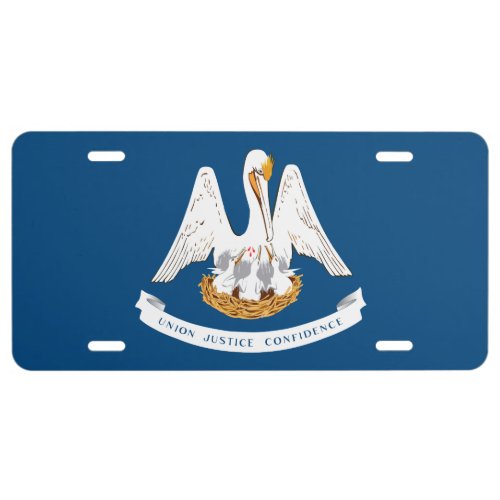 Louisiana State Flag License Plate