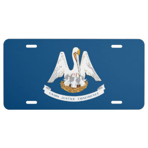 Louisiana State Flag License Plate