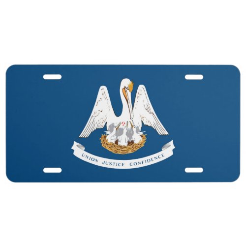 Louisiana State Flag License Plate