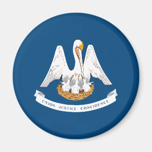 Louisiana State Flag Magnet