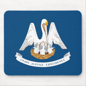 Louisiana State Flag Mouse Pad