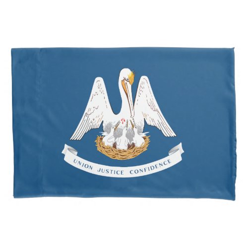 Louisiana State Flag Pillow Case