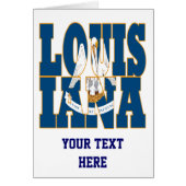 Louisiana state flag text (Front)