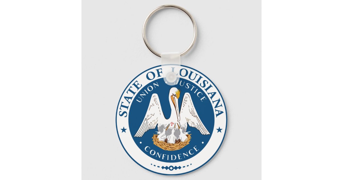 Louisiana Keychain | Zazzle