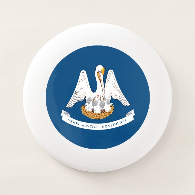 Louisiana State Flag Wham-O Frisbee (Front)