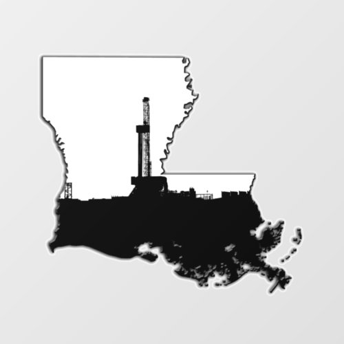 Louisiana State Oil Drilling Rig Floor Decals