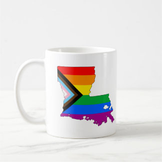 Louisiana State Pride LGBTQ Progress Pride Coffee Mug