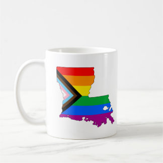 Louisiana State Pride LGBTQ Progress Pride Coffee Mug