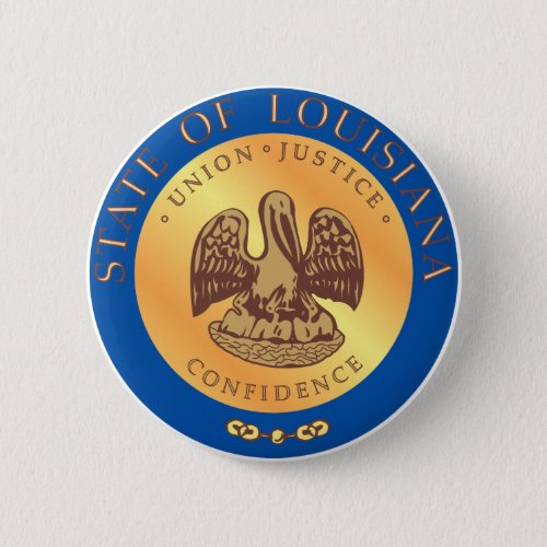 Louisiana State Seal Button