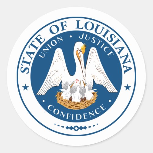 Louisiana State Seal Stickers