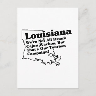 Louisiana State Slogan Postcard