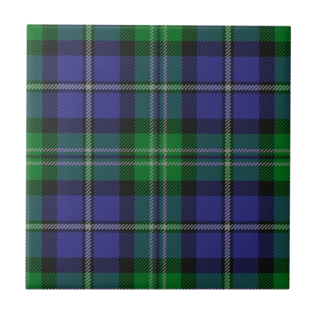Louisiana_state_tartan Tile (Front)