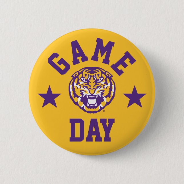 Louisiana State University Game Day Button (Front)