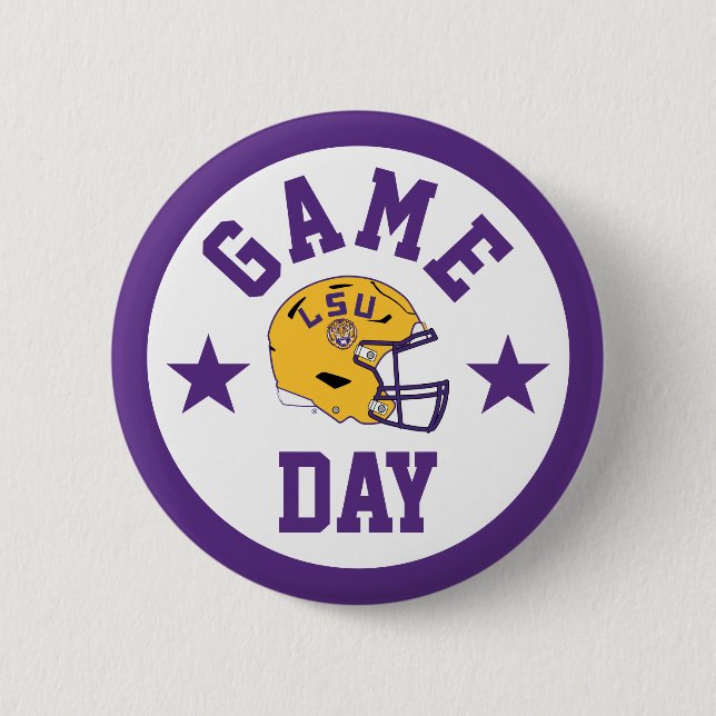 Louisiana State University Game Day Button (Front)