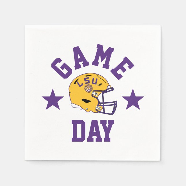 Louisiana State University Game Day Napkins (Front)