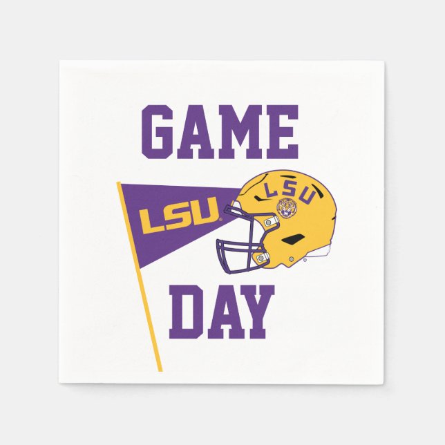Louisiana State University Game Day Napkins (Front)