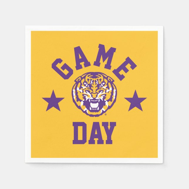 Louisiana State University Game Day Napkins (Front)