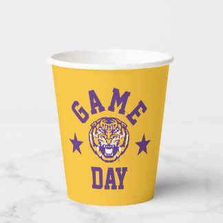 Louisiana State University Game Day Paper Cups