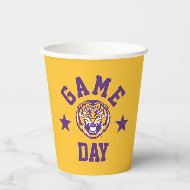 Louisiana State University Game Day Paper Cups (Front)