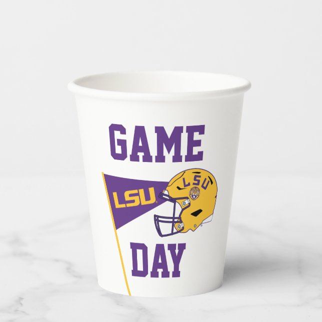 Louisiana State University Game Day Paper Cups (Front)