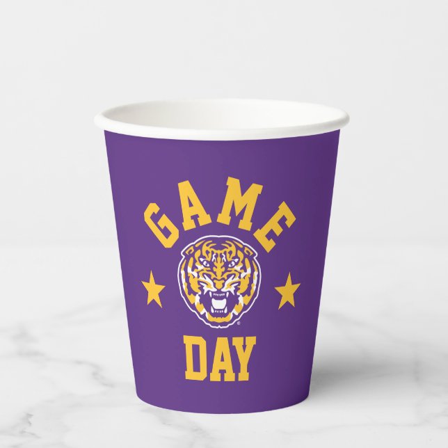 Louisiana State University Game Day Paper Cups (Front)
