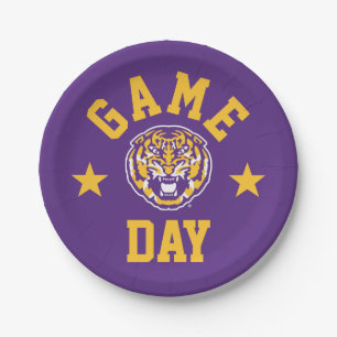 Louisiana State University Game Day Paper Plates