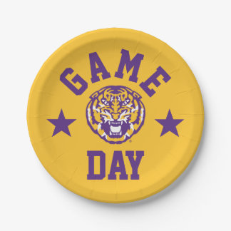 Louisiana State University Game Day Paper Plates