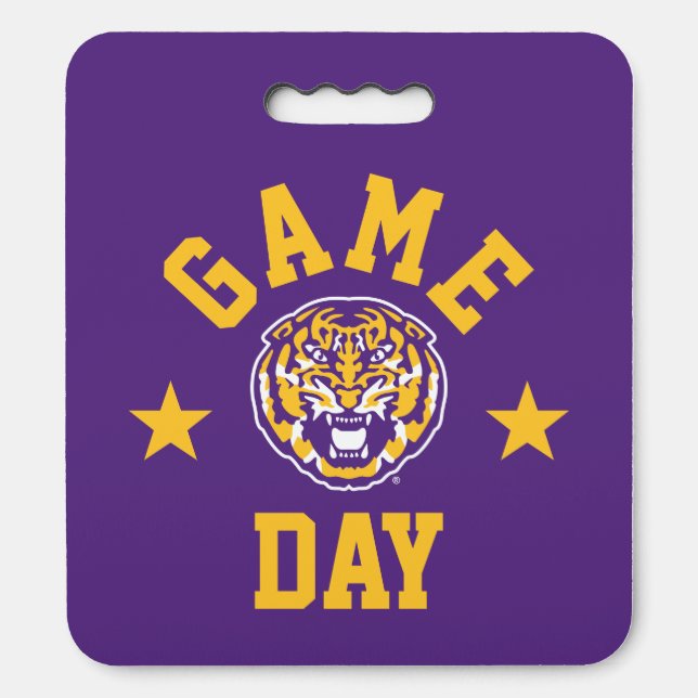 Louisiana State University Game Day Seat Cushion (Front Vertical)