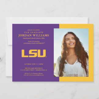 Louisiana State University Graduation Announcement