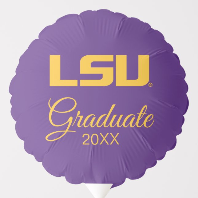 Louisiana State University Graduation Balloon (Front)