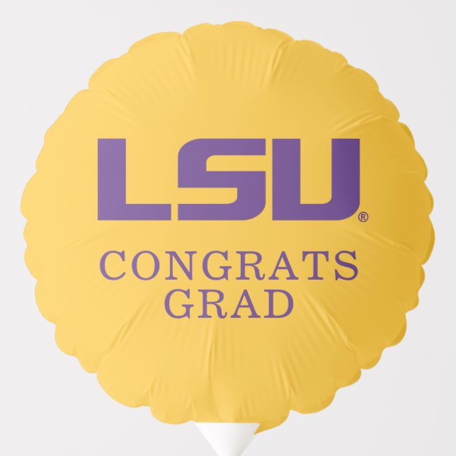 Louisiana State University Graduation Balloon (Front)