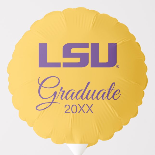 Louisiana State University Graduation Balloon (Front)