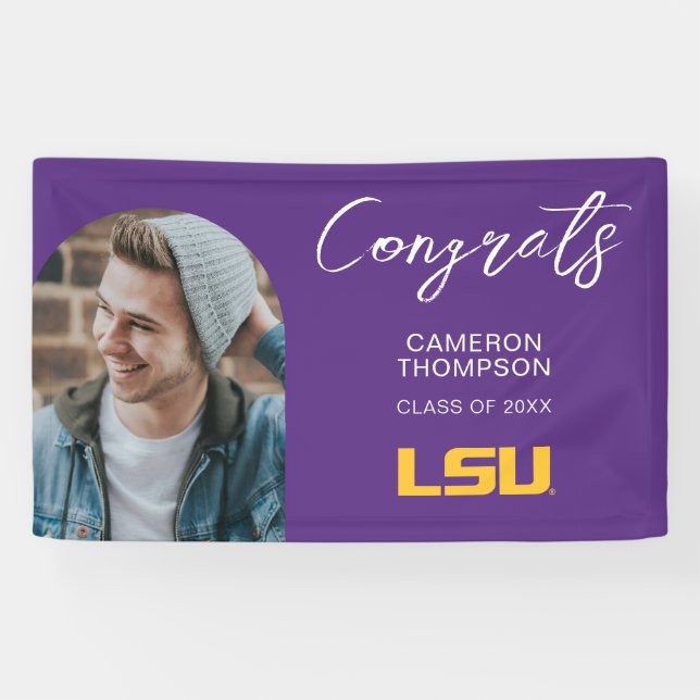 Louisiana State University Graduation Banner (Horizontal)