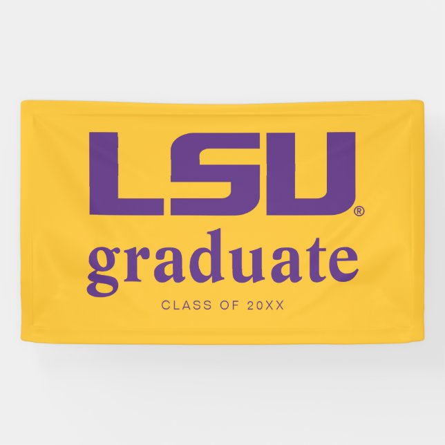 Louisiana State University Graduation Banner (Horizontal)