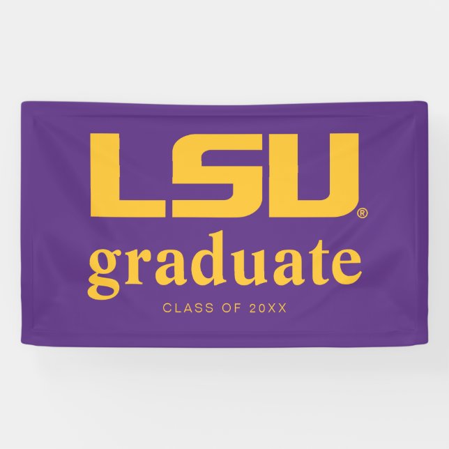Louisiana State University Graduation Banner (Horizontal)