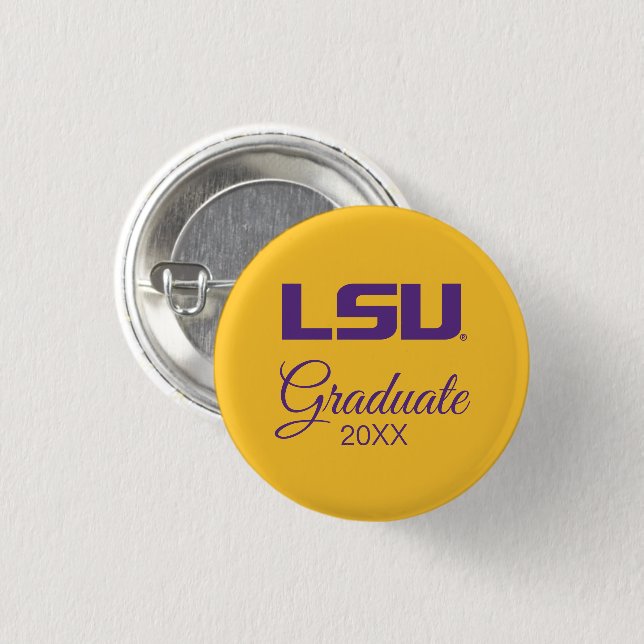 Louisiana State University Graduation Button (Front & Back)