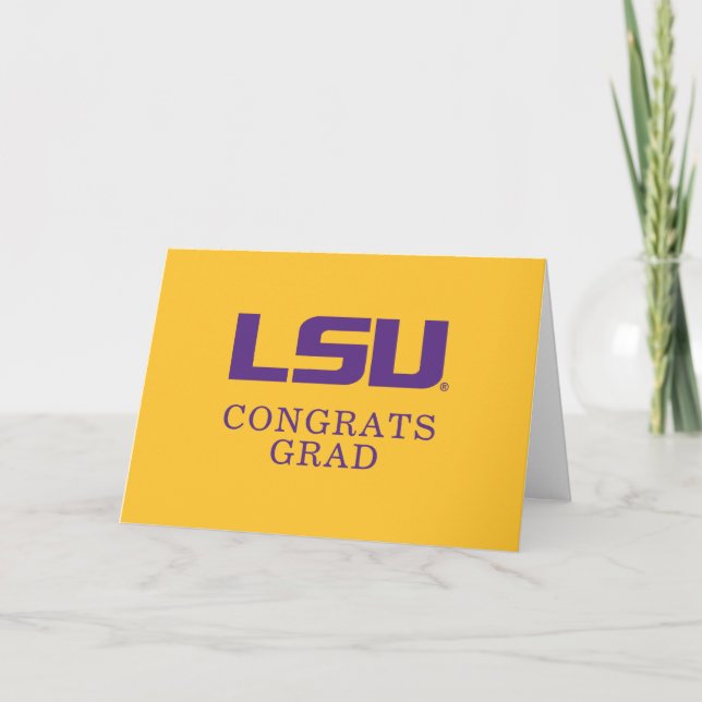Louisiana State University Graduation Card (Front)
