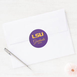 Louisiana State University Graduation Classic Round Sticker