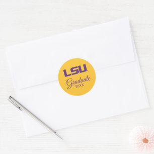 Louisiana State University Graduation Classic Round Sticker