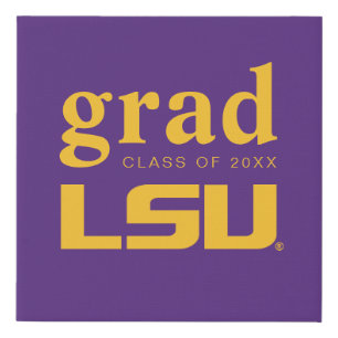 Louisiana State University Graduation Faux Canvas Print