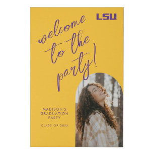 Louisiana State University Graduation Faux Canvas Print