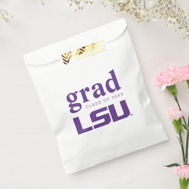 Louisiana State University Graduation Favor Bag (Sealed)