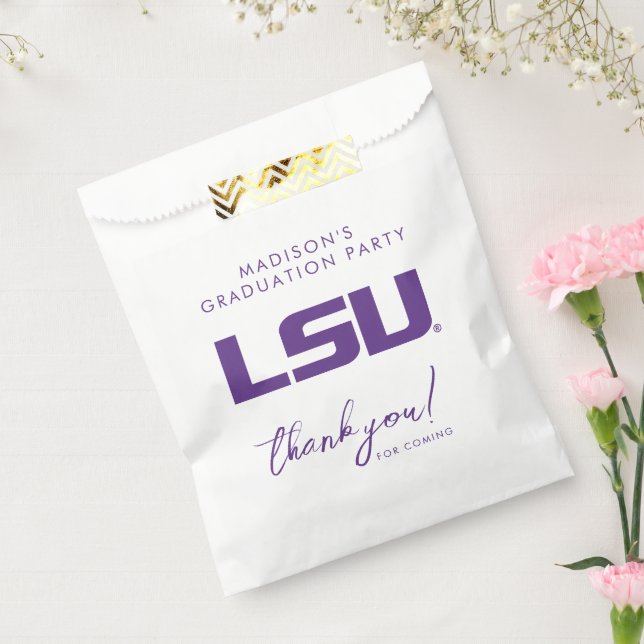 Louisiana State University Graduation Favor Bag (Sealed)