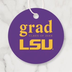 Louisiana State University Graduation Favor Tags