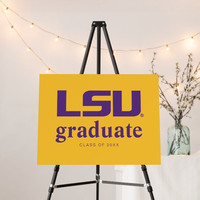 Louisiana State University Graduation Foam Board (In Situ (Stand))