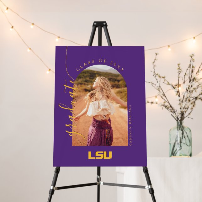 Louisiana State University Graduation Foam Board (In Situ (Stand))