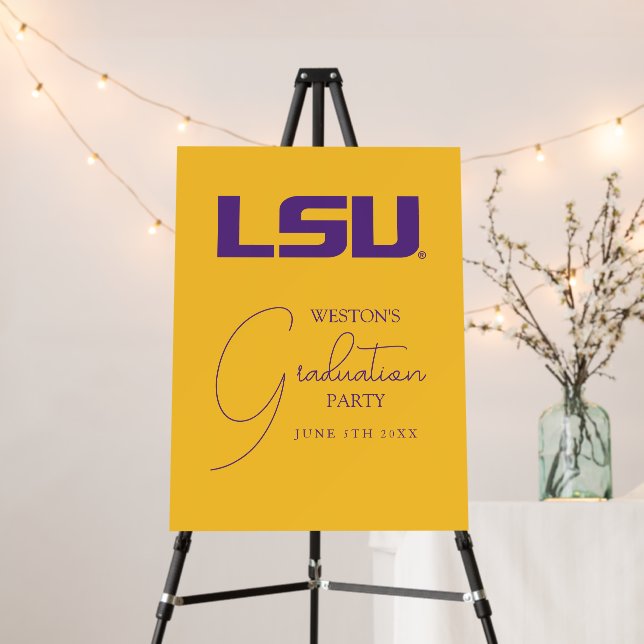 Louisiana State University Graduation Foam Board (In Situ (Stand))