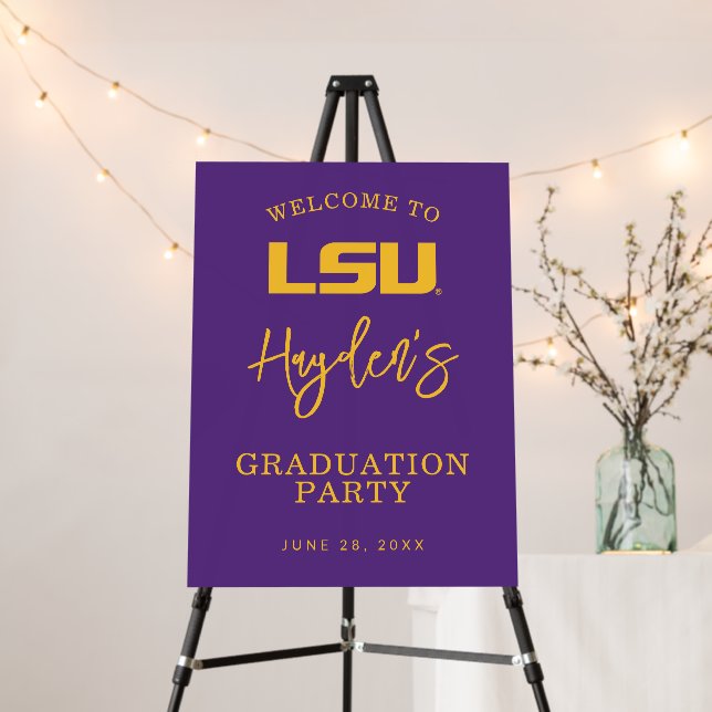 Louisiana State University Graduation Foam Board (In Situ (Stand))